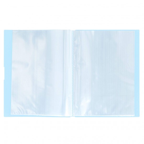Mapa Strigo, PP, A4, 20 folii protectie, albastru SF080 Mapa Strigo, PP, A4, 20 folii protectie, albastru SF080