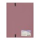 Mapa Strigo, PP, A4, cu elastic, 30 folii protectie, roz inchis SF092