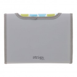 Mapa Strigo Plastic Extensibil A5, 6 Compartimente, gri SF099