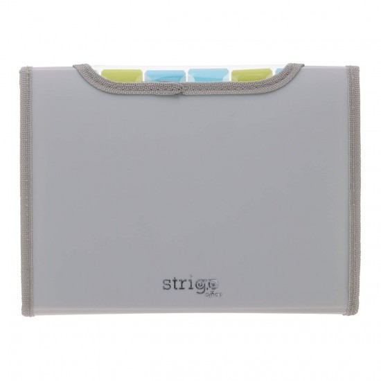 Mapa Strigo Plastic Extensibil A5, 6 Compartimente, gri SF099 Mapa Strigo Plastic Extensibil A5, 6 Compartimente, gri SF099