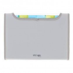 Mapa Strigo Plastic Extensibil A4, 6 Compartimente, gri SF101 Mapa Strigo Plastic Extensibil A4, 6 Compartimente, gri SF101