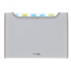 Mapa Strigo Plastic Extensibil A4 ,12 Compartimente, gri SF103 Mapa Strigo Plastic Extensibil A4 ,12 Compartimente, gri SF103