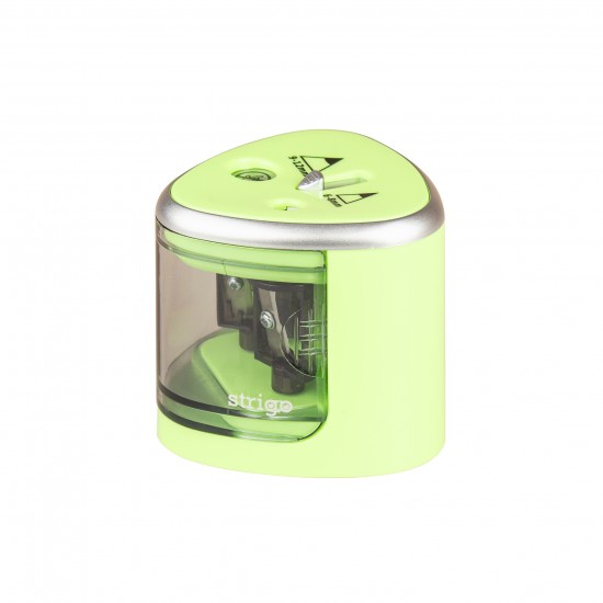 Ascutitoare Strigo electrica, doua dimensiuni, verde deschis SSC347 Ascutitoare Strigo electrica, doua dimensiuni, verde deschis SSC347