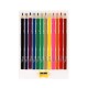 Creioane colorate Strigo Jumbo, triunghiulare, cu ascutitoare, 12 culori SSC353 Creioane colorate Strigo Jumbo, triunghiulare, cu ascutitoare, 12 culori SSC353