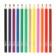 Creioane colorate Strigo Jumbo, triunghiulare, cu ascutitoare, 12 culori SSC353 Creioane colorate Strigo Jumbo, triunghiulare, cu ascutitoare, 12 culori SSC353