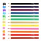 Creioane colorate Strigo Jumbo, triunghiulare, cu ascutitoare, 12 culori SSC353 Creioane colorate Strigo Jumbo, triunghiulare, cu ascutitoare, 12 culori SSC353
