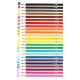 Creioane colorate Strigo Jumbo, triunghiulare, cu ascutitoare, 24 culori SSC354
