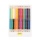 Creioane colorate duble, Strigo Jumbo, 12 bucati, 24 culori, triunghiulare, cu ascutitoare SSC355