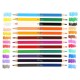 Creioane colorate duble, Strigo Jumbo, 12 bucati, 24 culori, triunghiulare, cu ascutitoare SSC355