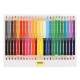 Creioane colorate duble, Strigo Jumbo, 24 bucati, 48 culori, triunghiulare, cu ascutitoare SSC356