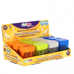 Ascutitoare Strigo, 2 orificii, capac si recipient SSC389 Ascutitoare Strigo, 2 orificii, capac si recipient SSC389