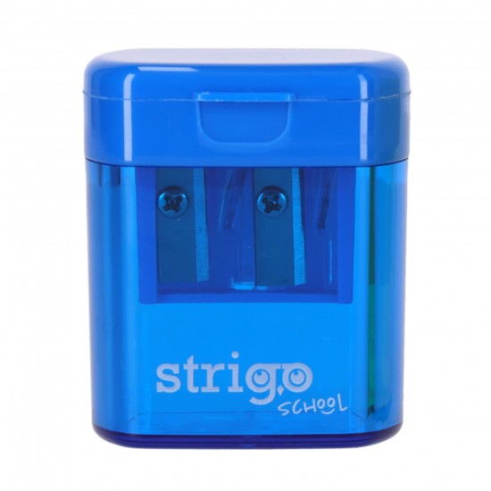 Ascutitoare Strigo, 2 orificii, capac si recipient SSC389