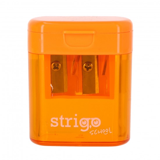 Ascutitoare Strigo, 2 orificii, capac si recipient SSC389