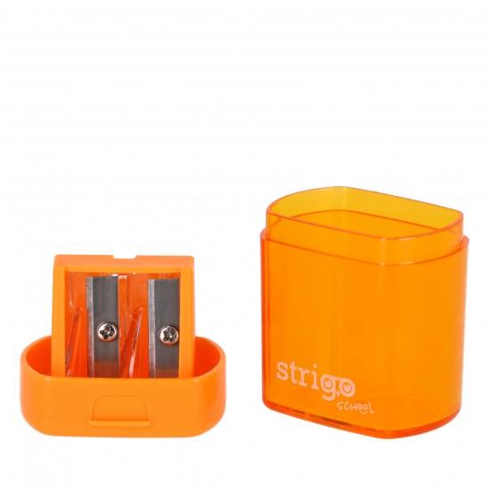 Ascutitoare Strigo, 2 orificii, capac si recipient SSC389