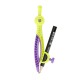 Compas din plastic STRIGO cu creion in culori mixte SSC394