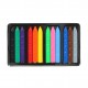 Creioane colorate Strigo triunghiulare, plastic, 12 culori SSC399 Creioane colorate Strigo triunghiulare, plastic, 12 culori SSC399