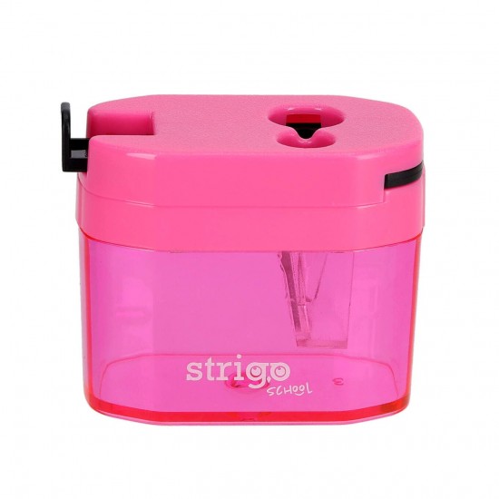 Ascutitoare Strigo, 2 dimensiuni cu recipient, 4 culori SSC407 Ascutitoare Strigo, 2 dimensiuni cu recipient, 4 culori SSC407