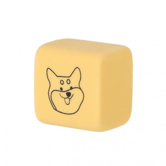 Gumă de șters Strigo, forma cub, poze catei, SSC416 Gumă de șters Strigo, forma cub, poze catei, SSC416