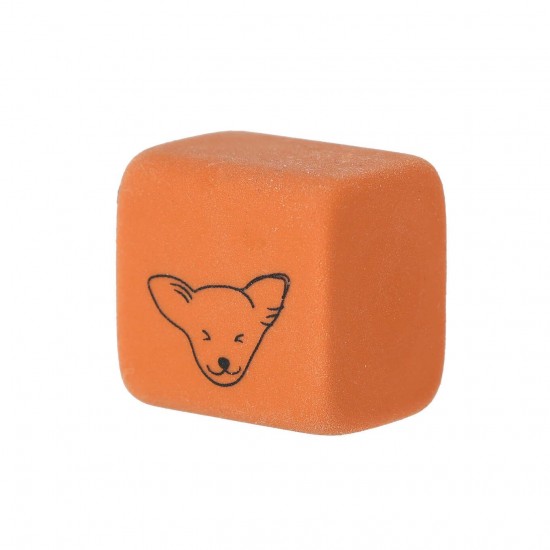 Gumă de șters Strigo, forma cub, poze catei, SSC416 Gumă de șters Strigo, forma cub, poze catei, SSC416