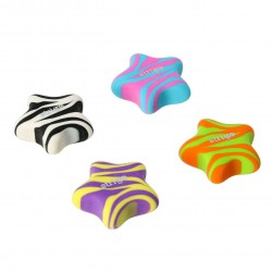 Gumă de șters Strigo bicolora, forma stea, 4 culori SSC418 Gumă de șters Strigo bicolora, forma stea, 4 culori SSC418