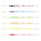 Evidentiator si liner Strigo 2 in 1, 12 culori, SSC443 Evidentiator si liner Strigo 2 in 1, 12 culori, SSC443