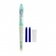 Stilou Strigo cerneala cu stergere + 2 rezerve + dispozitiv curatare, in blister, Waves SSC467