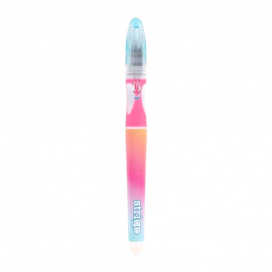 Stilou Strigo cerneala cu stergere + 2 rezerve + dispozitiv curatare, in blister, Gradient SSC468