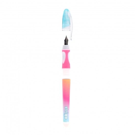 Stilou Strigo cerneala cu stergere + 2 rezerve + dispozitiv curatare, in blister, Gradient SSC468