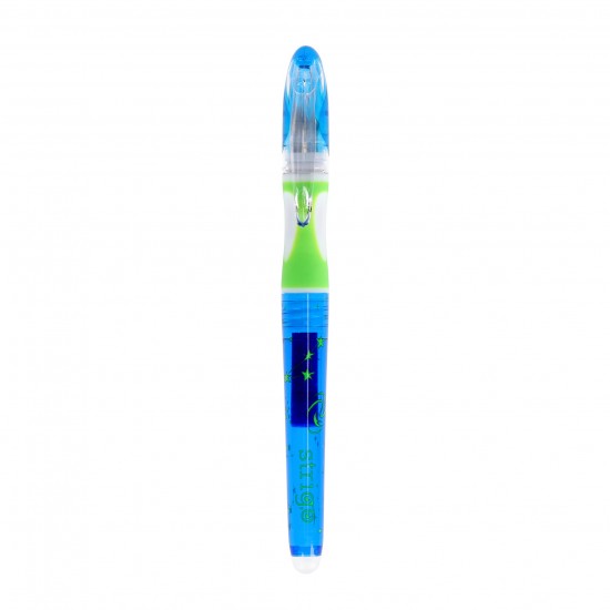 Stilou Strigo cerneala cu stergere + 2 rezerve + dispozitiv curatare, in blister, Cosmos  SSC473