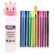 Strigo carioci lavabile 12 culori, cutie Unicorn, SSC480 Strigo carioci lavabile 12 culori, cutie Unicorn, SSC480