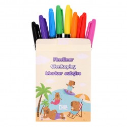 Set 8 Finelinere colorate Strigo, Seria Capybara SSC505 Set 8 Finelinere colorate Strigo, Seria Capybara SSC505