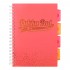 Caiet cu spirala si separatoare Pukka Pad Project Book Blush matematica B5 coral 3002-BLS(SQ)