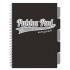 Caiet cu spirala si separatoare Pukka Pad Project Book, format A4 matematica, hartie 80g, 3101(BK)-WPC