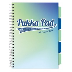 Caiet cu spirala si separatoare Pukka Pad Project Book, format A4, matematica, hartie 80g, 3119(SM)-WPC Caiet cu spirala si separatoare Pukka Pad Project Book, format A4, matematica, hartie 80g, 3119(SM)-WPC