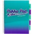 Caiet cu spirala si separatoare Pukka Project Book Fusion A4 albastru marin 8409-FUS