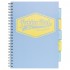 Caiet cu spirala si separatoare Pukka Project Book Pastel A4 Bleu 8630S(BE)-PST
