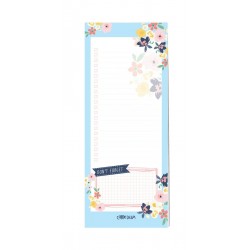 Magnetic To Do List, 60 pag hartie premium 100gsm, dimensiune 9.1 cm X 21.6 cm, Floral 9206-CD