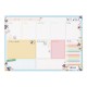 Planner saptamanal, nedatat, 60 file hartie premium 100gsm, dimensiune 29.5 cm X 21 cm Floral 9208-CD Planner saptamanal, nedatat, 60 file hartie premium 100gsm, dimensiune 29.5 cm X 21 cm Floral 9208-CD
