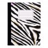 Caiet Pukka Pad Wild Collection, dictando, 24.7cm x 19cm, 140 pag, hartie 80g, Zebra 9534(ZA)-WLD