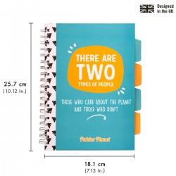 Caiet cu spirala si separatoare, Pukka Pad Project Book Planet "There are Two", 200 pag, dictando, B5 9702(TT)-SPP
