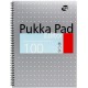 Caiet cu spirala dubla Pukka Pad Metalic Editor A4+ 100 pagini, coperti tari EM003