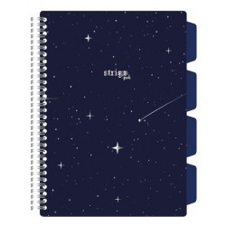 Caiet cu spirala si separatoare, STRIGO PADS Project Book SKY, A4, Matematica, PADS005 Caiet cu spirala si separatoare, STRIGO PADS Project Book SKY, A4, Matematica, PADS005