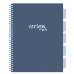 Caiet cu spirala si separatoare, STRIGO PADS Project Book Pastel A4, Matematica, PADS033 Caiet cu spirala si separatoare, STRIGO PADS Project Book Pastel A4, Matematica, PADS033