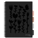 Caiet cu spirala si separatoare, STRIGO PADS Project Book Floral A4, Matematica, PADS042