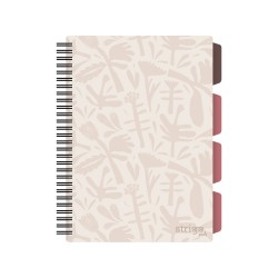 Caiet cu spirala si separatoare, STRIGO PADS Project Book Floral B5, Matematica, PADS047 Caiet cu spirala si separatoare, STRIGO PADS Project Book Floral B5, Matematica, PADS047