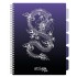 Caiet cu spirala si separatoare, STRIGO PADS Project Book DRAGON, A4, Matematica, PADS050