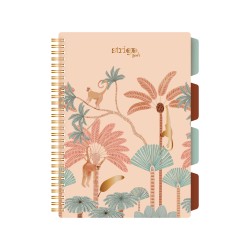 Caiet cu spirala si separatoare, STRIGO PADS Project Book Africa, B5, Matematica, PADS070 Caiet cu spirala si separatoare, STRIGO PADS Project Book Africa, B5, Matematica, PADS070