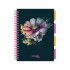 Caiet cu spirala si separatoare, STRIGO PADS Project Book Flori, B5, Matematica, PADS078