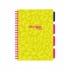 Caiet cu spirala si separatoare, STRIGO PADS Project Book Neon, B5, Dictando, PADS085