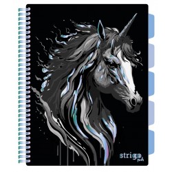 Caiet cu spirala si separatoare, STRIGO PADS Project Book UNICORN, A4, Dictando, PADS090 Caiet cu spirala si separatoare, STRIGO PADS Project Book UNICORN, A4, Dictando, PADS090